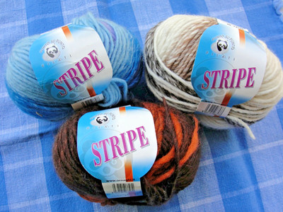 Ornaghi Filati Stripe Yarn - New - Three Color Choices