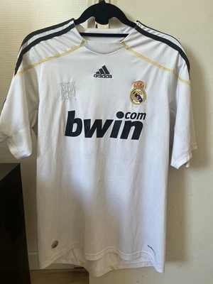 maillot real madrid 2009/2010, Taille M, Ronaldo 9 - Photo 1/4