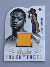 2014-15 Panini Excalibur Fresh Faces Julius Randle #23 NM Jersey Rookie Card RC. rookie card picture