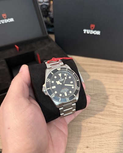 Tudor Pelagos Black Dial Titanium Left Handed Diver 42mm 25610...