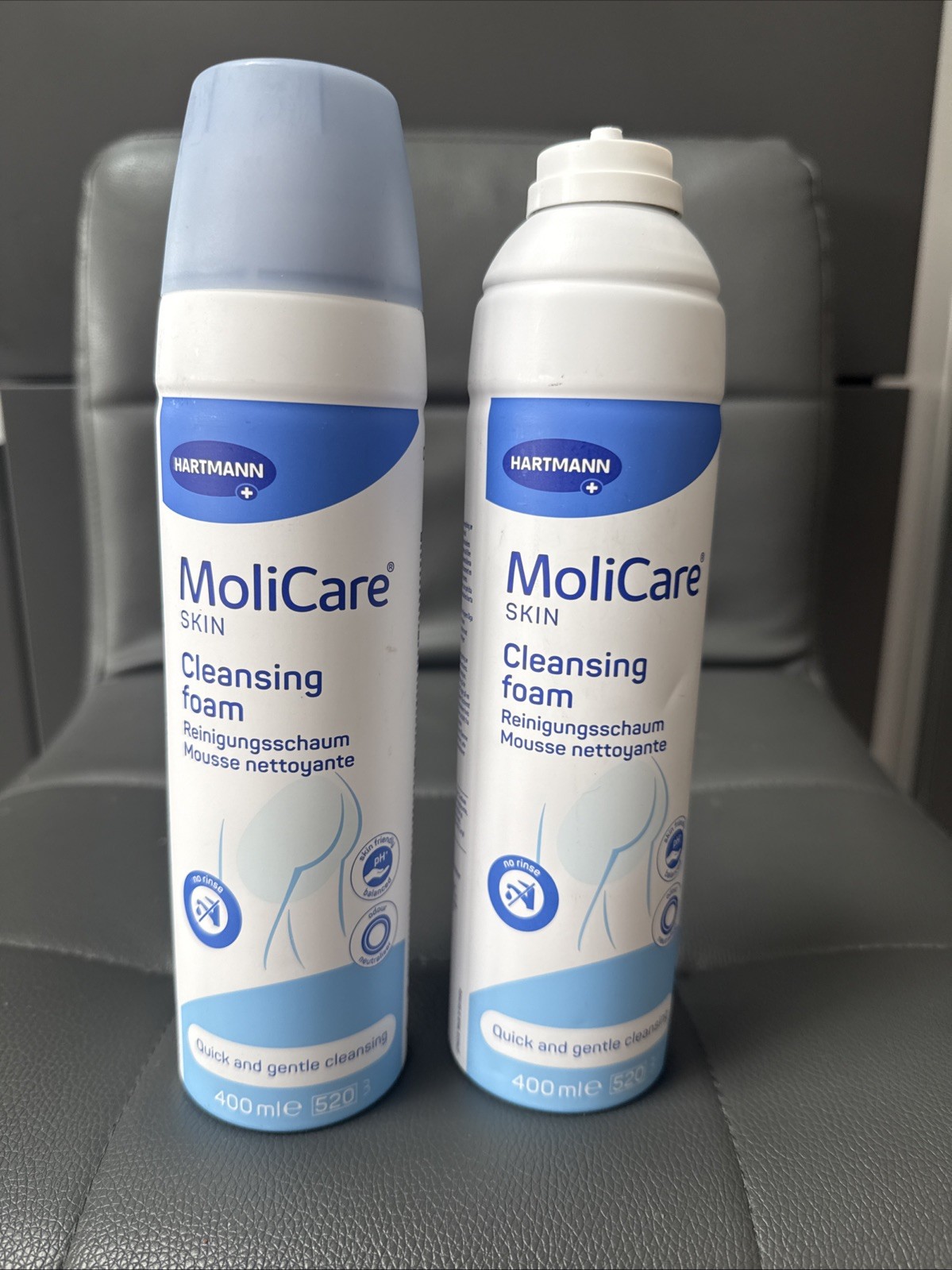 MoliCare Skin Cleansing Foam  Quick & Gentle x2 