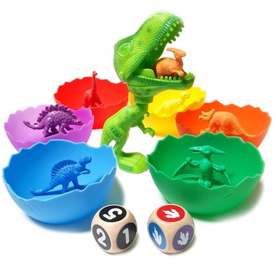 Jumbo Sorting & Counting Dinosaurs Matching Game - Educational Dinosaur Toys ...
