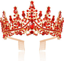 Queen Crown for Women Crystal Princess Tiaras Rhinestone Wedding Tiara for Bride