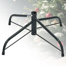 Christmas Tree Stand Heavy-Duty Metal for Artificial Trees, Folding Xmas Tree Ba