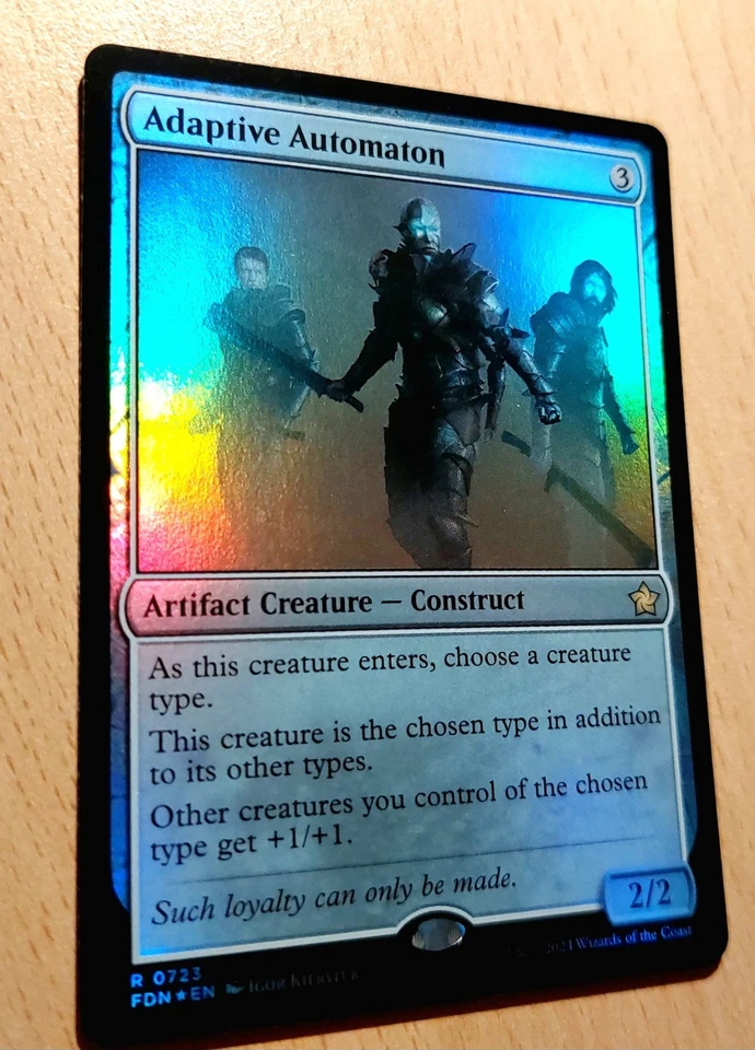 Mtg Magic: # FOIL # Anpassungsfähige Kampfmaschine,Adaptive Automaton, English - Bild 2 von 3