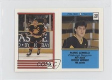 1989-90 O-Pee-Chee Album Stickers Stan Smyl Mario Lemieux #68-208 HOF k2t