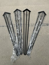4x Hairpin Legs Hair Pin Legs Set for Furniture Desk Table Metal Steel DIY  