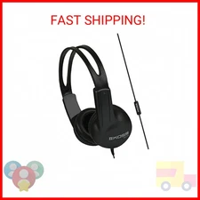 Koss UR10i Lightweight Wired Headphone, Black