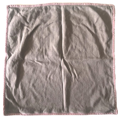 Ralph Lauren Claudia Euro Sham Lavender Pink  Velvet Trim Linen Cotton 26 x 26