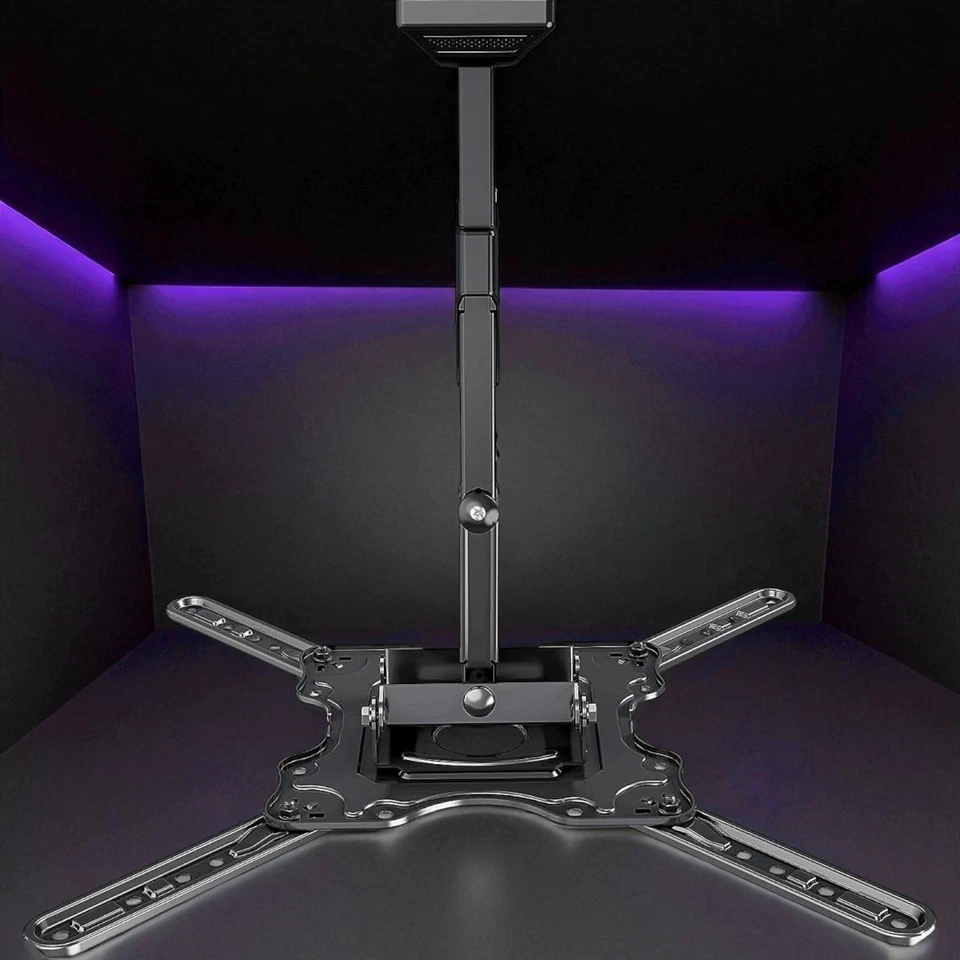 TV Wall Mount Tilt Bracket for 17-43 inch TVs Max VESA 200 x 200mm Black Home - Image 3 of 4