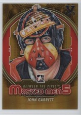 2012-13 ITG Between the Pipes Men 5 Gold Vault Silver /5 John Garrett #MM-13 f0l