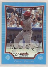 2009 Bowman Chrome Blue Refractor /150 Chone Figgins #168 0c2