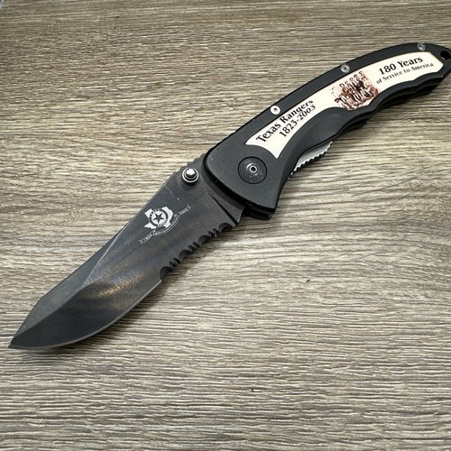 Smith & Wesson "Texas Rangers 180th Anniversary" Folding Folder EDC Pocket Knife