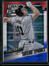 2014 Panini Prizm Draft Picks #33 Taylor Sparks Prizms Red White and Blue Pulsar