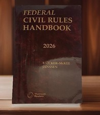 Federal Civil Rules Handbook 2026 Thomson Reuters BRAND NEW - Retail $622