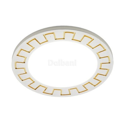 6pcs 7W SMD 6000K Recessed Pearl Chrome LED Down Light Spotlight