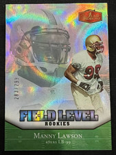 MANNY LAWSON 2006 Flair Showcase Field Level #221 Rookie Card RC #283/299. rookie card picture