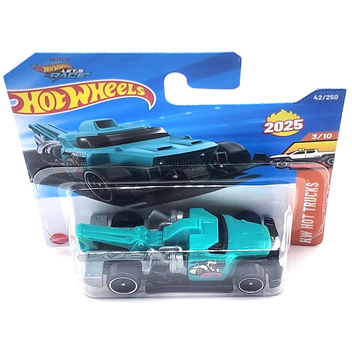 Hot Wheels Haulerback Green HW Hot Trucks Kids Model Diecast Toy