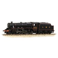 Graham Farish 372-135B LMS 5MT 'Black 5' with Riveted Tender 5004 LMS Lined Blac