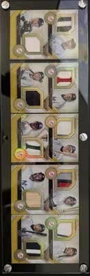 Topps 2017 Triple Threads Yankees Deca Booklet 1/5 Game Used Matsui Jackson Cano