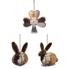 Bird's Nest Outdoor Decorative   Handmade Fiber Bird Nesting , Refillable Cage H