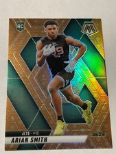 Arian Smith Honeycomb Prizm - 2025 Panini Mosaic No 399 - Rookie CASE HIT SSP RC