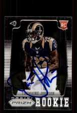 Signed Football Card Auto Trumaine Johnson 2012 Panini Prizm #291 St. Louis Rams
