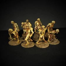Knucklebones Miniatures Zombghouls Mob of 10 28mm Frostgrave Forbidden Psalm D&D