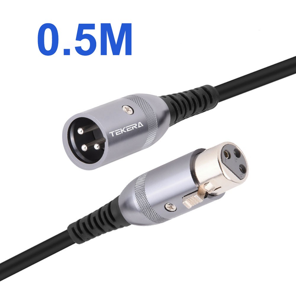 Balanced Microphone Cable XLR Patch Male/Female to Female Extension Mic Lead AU — image 2