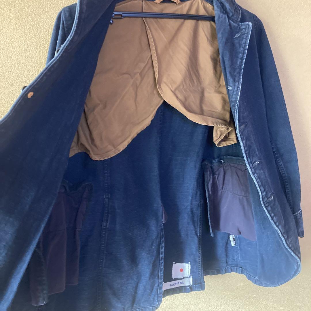 KAPITAL KIRO HIRATA Denim Coverall Jacket From Japan Used KAPITAL KIRO HIRATA Denim Coverall Jacket From Japan Used