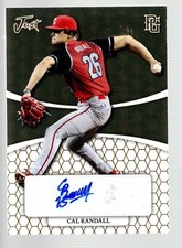 2022 Leaf Perfect Game A-A Just Minors Auto Gold #GA-CR1 Cal Randall 2/2