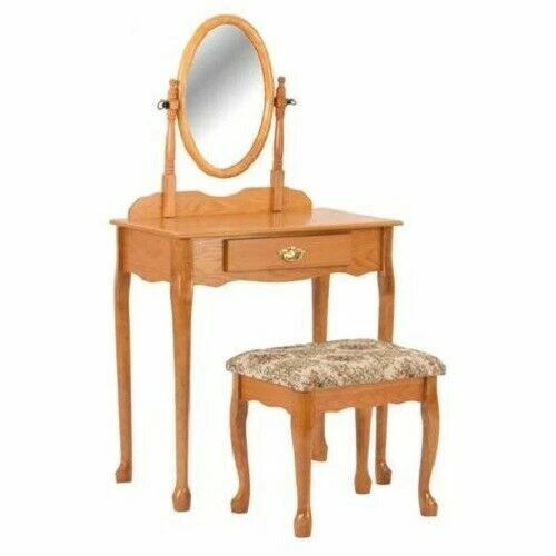Cherry Oval Bathroom Vanities & Makeup Tables