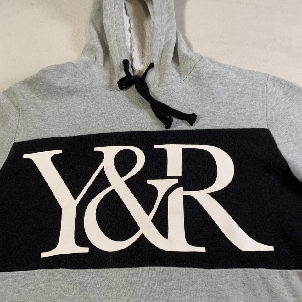 Young Reckless Hoodie Mens Medium Gray Pullover Street Wear Sweatshirt Cotton - Image 2 of 4