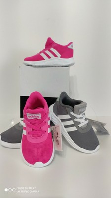 ADIDAS LITE RACER bambino bambina leggere morbide elastici lacci sport  palestra | eBay