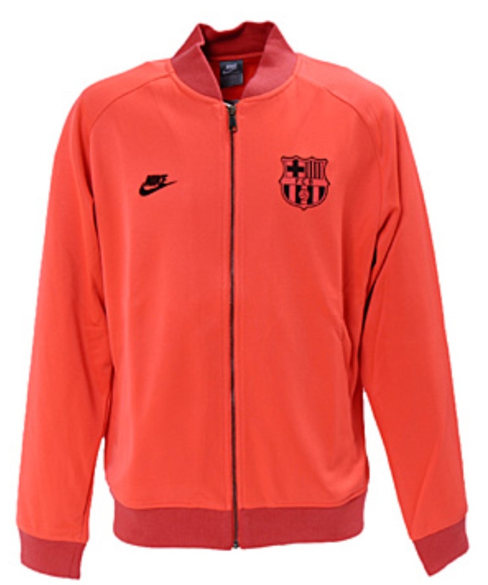 Nike Men's XL FC Barcelona Soccer Track Jacket Orange-Black Nike Men's XL FC Barcelona Soccer Track Jacket Orange-Black