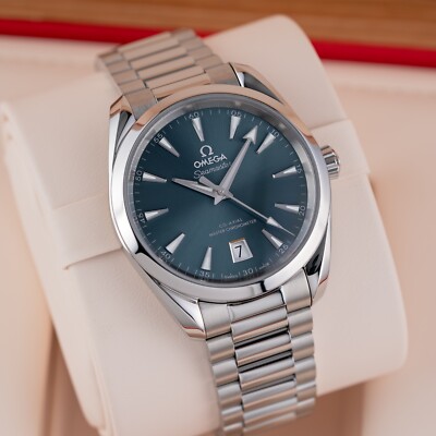 【2025年購入】OMEGA アクアテラ38mm NEW 2025 Omega Seamaster Aqua Terra Atlantic Blue 38mm 220.10