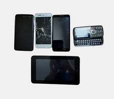 Lot of 5 Smart Phones Tablet - HP Slate 7 Tab, LG, Cricket, Samsung Untested