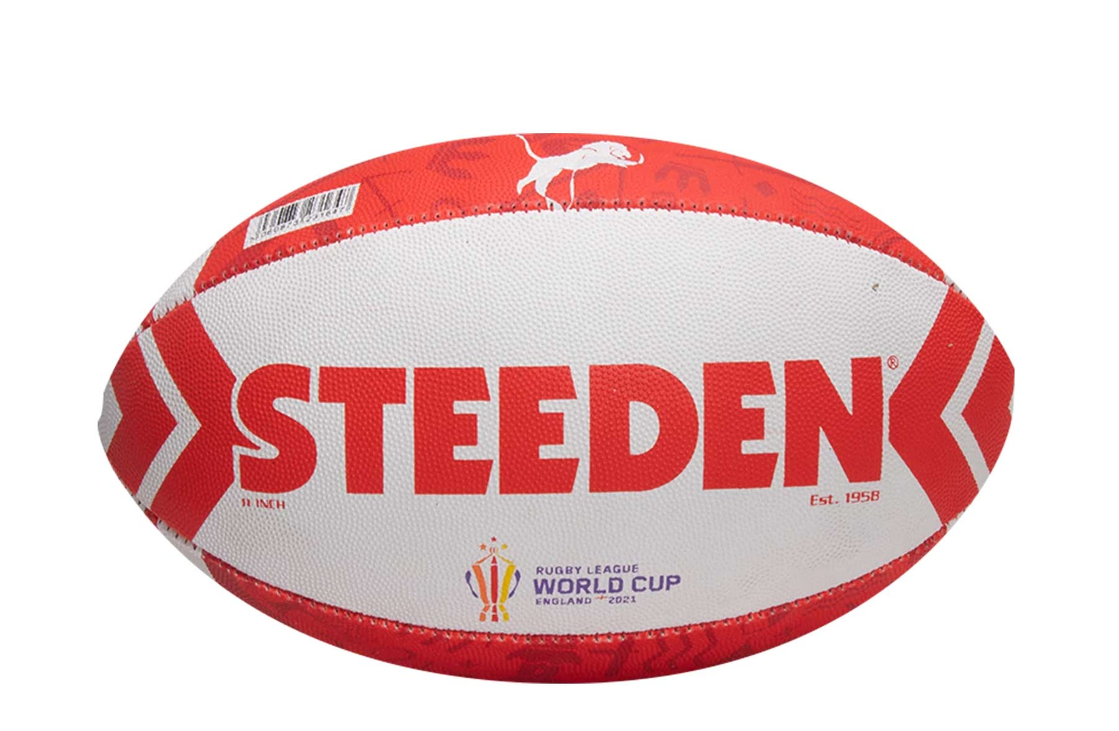 England Steeden Rugby Ball (Size 5) Rugby League World Cup Ball New