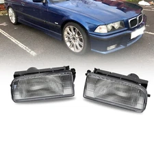 Fog Lights For 1992-1999 BMW E36/M3 3 Series Clear Lens Lamp w/Bulbs Pair