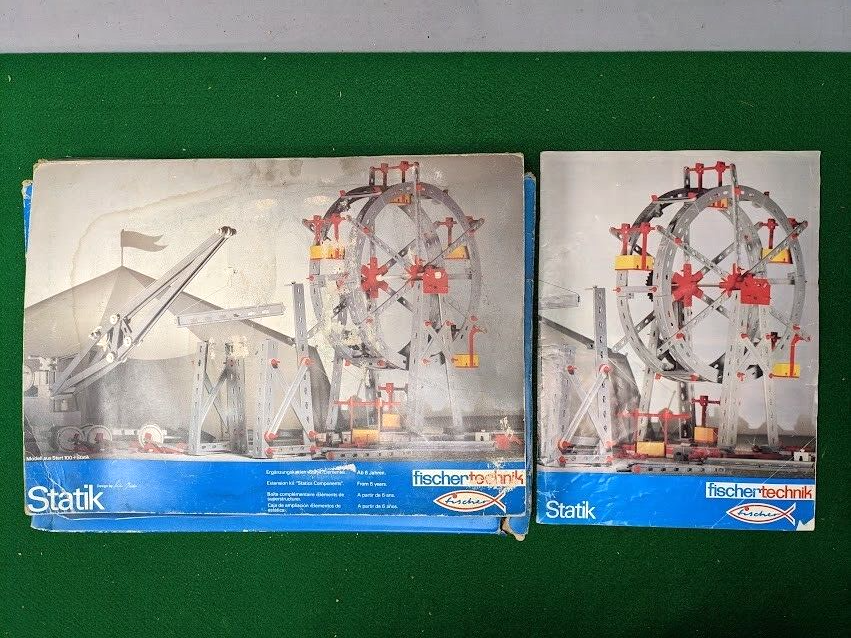 Fischer Technik #30149 Start 100 Statik Set Original Box C-2 | eBay