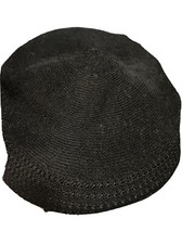Men’s River Island Black Flat Cap Hat One Size BNWT