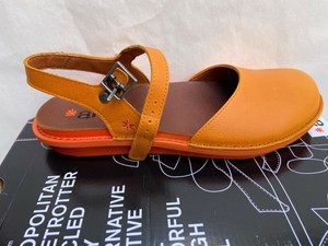 chaussures femme orange
