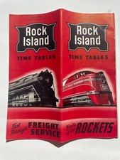 1942-43 Rock Island Railroad Time Table