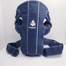 Baby Bjorn Baby Carrier Blue 2230/2240 21-35" Adjustable Navy Blue EUC