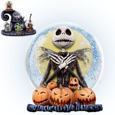 TIM BURTON Nightmare Before Christmas Glitter Globe 1 Jack Skellington NEW