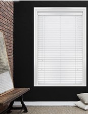 Sunwood Venetian Blinds Faux Wood Width: 1800 MM Drop: 1300mm 50mm Slat Size