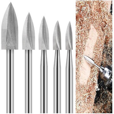 Holzschnitzwerkzeug, Gravierwerkzeug, Fräser Set, Holz, Dremel, Zubehör, 3mm