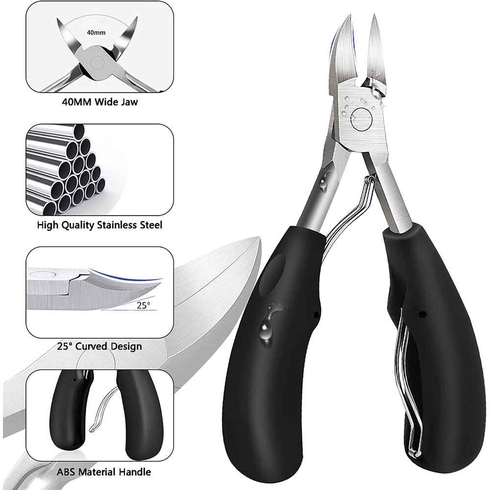 Premium Toenail Clippers Large Heavy Duty Toe Nail Clippers For Thick