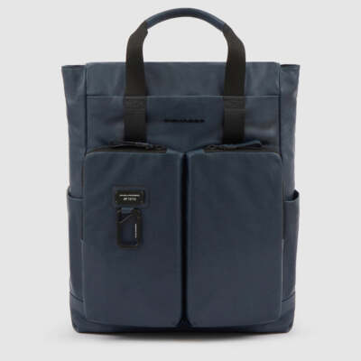 ''Piquadro - 15.6'' Backpack in Leather with Computer Holder''