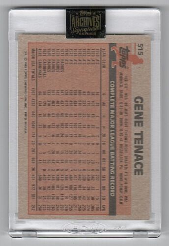 2022 Topps Archives Signature Series Gene Tenace Cardinals Auto #77/97 - Picture 2 of 2